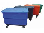 Пластиковый контейнер 500 л на тележке с полиамидными колесами (КЛ500СПТ)
